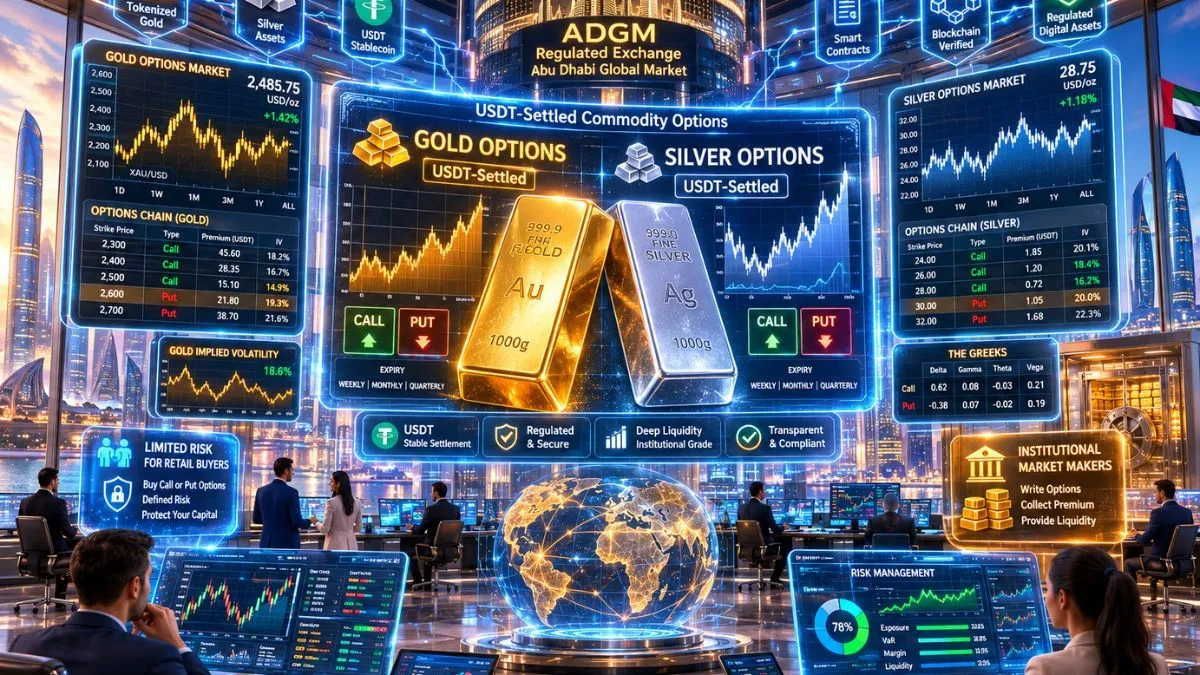 Binance Adds Gold and Silver Options to Its Abu Dhabi-Regulated Exchange
